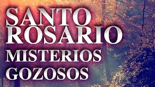 Rezar el Santo Rosario Misterios Gozosos lunes y sábado [upl. by Dael]