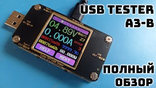 Полный обзор и тест USB тестера A3B  Bluetooth [upl. by Bremen]