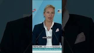 Alice Weidel AFD Rede  Migrantische Randale [upl. by Akerley]