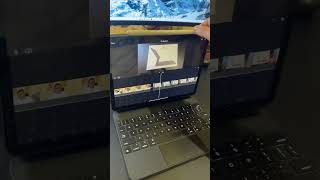 Editing a video while using the magic keyboard for the iPad [upl. by Ultima]