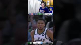 Giannis carreo en el overtime nba basketball baloncesto [upl. by Laurinda]