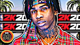 POLO G FACE CREATION  NBA 2K20 [upl. by Haslett]