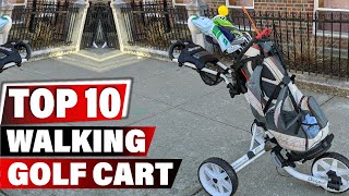 Best Walking Golf Cart In 2023  Top 10 New Walking Golf Carts Review [upl. by Abbot]