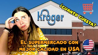 ¿CUÁNTO CUESTA LA COMIDA en ESTADOS UNIDOS  Precios productos y curiosidades en Kroger [upl. by Nerha]