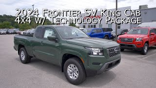 New Tactical Green 2024 Nissan Frontier SV King Cab 4x4 Technology Package at Nissan of Cookeville [upl. by Yung]