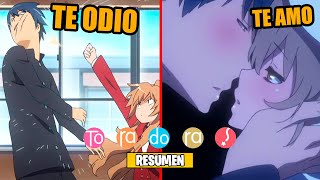 🌟AL INICIO SE ODIABAN PERO AL FINAL SE ENAMORARON  Toradora Resumen  Anime Resumen [upl. by Burnight58]