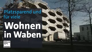 Wohnen in Waben – Platzsparend unter einem Dach für viele  Abendschau  BR24 [upl. by Paola545]