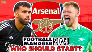 Can you have TWO STARTING GOALKEEPERS  Arsenal FM24 BETA  2  Football Manager 2024 Experiment [upl. by Attenna]