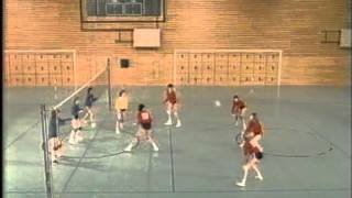 Volleyball Taktik Annahme im 3er Riegel [upl. by Ahsinrev877]