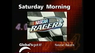 GLOBAL AD NASCAR RACERS cartoon commercial from 1999 or 2000 [upl. by Nevile]