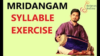 Mridangam  Syllable Exercises [upl. by Ayikin]