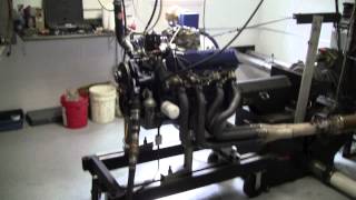 Ford 390 FE on dyno with Edelbrock pkg  409 HP [upl. by Yorgen889]