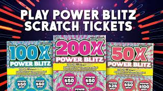 Power Blitz Scratch Tickets from the Texas Lottery [upl. by Gaves]