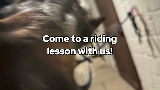 A riding lesson with my 5 year old trotter 🐴❤️ [upl. by Croft]