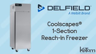 Delfield Coolscapes® 1Section ReachIn Freezer GBF1PS [upl. by Akoek]