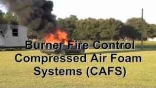 CAFS Compressed Air Foam Fire Fighting System Official Test Car Fire [upl. by Vigen258]