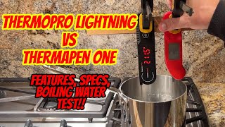 Review ThermoPro Lightning vs Thermapen ONE  Chris Allingham  The Virtual Weber Bullet [upl. by Kcirred778]