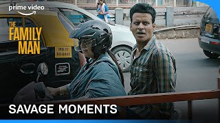 The Family Man  Savage Moments  Srikant Tiwari  Prime Video India [upl. by Tobias]