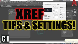 AutoCAD XREF Tips amp Settings Overlay vs Attach  More  External References  2 Minute Tuesday [upl. by Ayoras]