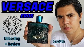 VERSACE  Eros  Perfume  UnboxingReview  DanyOrtiz [upl. by Kari]