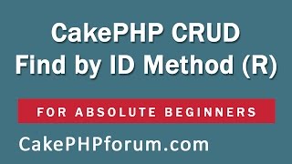 CakePHP 254 Basics Tutorial for Beginners  Blog Application  12  Find by ID and GET request [upl. by Doti]