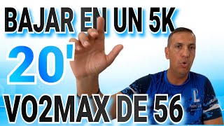 BAJAR DE 20 MINUTOS en 5K CON un VO2MAX DE 56 ¿SE PUEDE PREGUNTICAS 15 [upl. by Aisilef140]