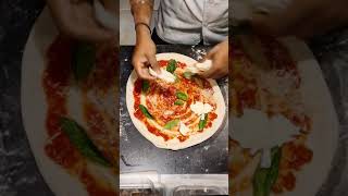 Making of Margherita Pizza 🍕🤤 woodfiredpizza neapolitanpizza brikoven [upl. by Brom]