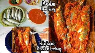 Cara Membuat PALAI BALADO Ikan Kembung KHAS PADANG  Enak Pedass Bikin Nagih 😋 [upl. by Harraf]