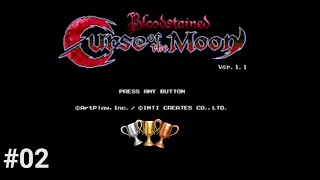 Bloodstained Curse of the Moon 02 GUIA DE TROFÉUS [upl. by Wendin6]