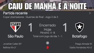 A humildade do Botafogo venceu a soberba tricolor paulista kkkkkkkkk [upl. by Nalod]