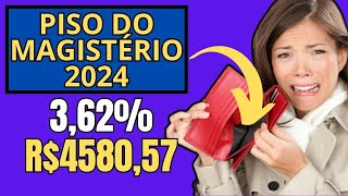 PISO NACIONAL DO MAGISTÉRIO PARA 2024 ESTÁ DEFINIDO [upl. by Nare]