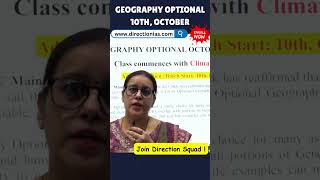 GEOGRAPHY OPTIONAL  10TH OCTOBER  DIRECTION IAS geographyoptional geography optionalgeography [upl. by Kahcztiy]