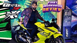 Suzuki Gixxer SF 250 First Impression Review  Price Update [upl. by Nwahsal]