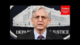 Merrick Garland Gives Update On DOJs January 6 Probe [upl. by Annehs]