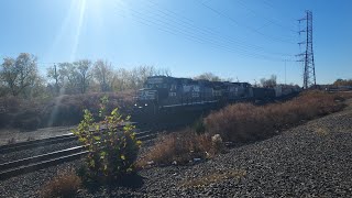 NS 5279 GP382 Leads K76 through Bound Brook 11924 [upl. by Ahsinut]