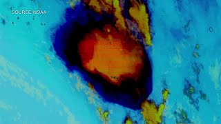 Watch Satellite Images of Underwater Volcanic Eruption in Pacific Ocean [upl. by Arammahs]