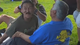 World Eskimo Indian Olympics Ear Pull Finals Day 3 Fairbanks Alaska [upl. by Jacobs]