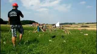 Pyrotechniker Ausbildung in Oberbayern Tagesfeuerwerk bis 200mm Kugelbomben [upl. by Atinej9]