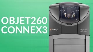 The Stratasys Objet260 Connex3 MultiMaterial Color 3D Printer [upl. by Anoo943]