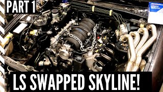 Chevy LS6 V8 Swapping an R32 Nissan Skyline GTST [upl. by Adlemy]