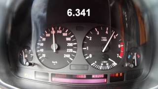 BMW 540i E39 1999 acceleration 0100kmh and 80120kmh [upl. by Norvun]