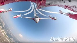 RCAF Snowbirds Tank Cam  NAS Oceana Airshow 2018 [upl. by Uball]