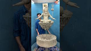 Bholenath 🔱🚩  How to make Shiva idol made of clay shivaidol Mahadevidol makingMahadev [upl. by Kong]