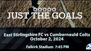 JUST THE GOALS East Stirlingshire v Cumbernauld Colts [upl. by Arraic]