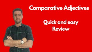 Quick Review of Comparative Adjectives  Example [upl. by Anayek]