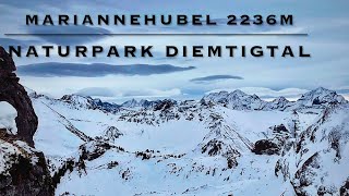 Mariannehubel GrimmialpSwitzerland Winter  This is HikingSchneeschuhe Tour  WandernNatur Pur [upl. by Nilrac502]