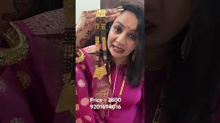 24k gold plated mangalsutra design look like real gold fashion jewellery jewellers goldjewellery [upl. by Noemi]