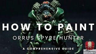 How To Paint A Necromunda Orrus Spyre Hunter [upl. by Chiarra]