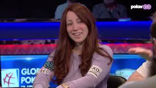 World Series of Poker Main Event 2016  Day 5 with Gaelle Baumann Melanie Weisner amp Alex Keating [upl. by Horwitz]