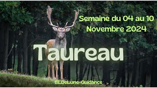 Taureau ♉ du 04 au 10 Novembre 2024 🌟Bonne nouvelle succès réussite Restez concentré et patientez [upl. by Atalee978]